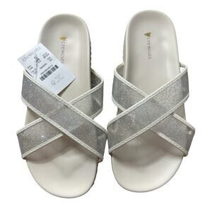 Crewcuts Girls Sparkly Slides Size K5 NWT